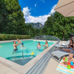 Laasenhof Familienurlaub Saechsische Schweiz Pool